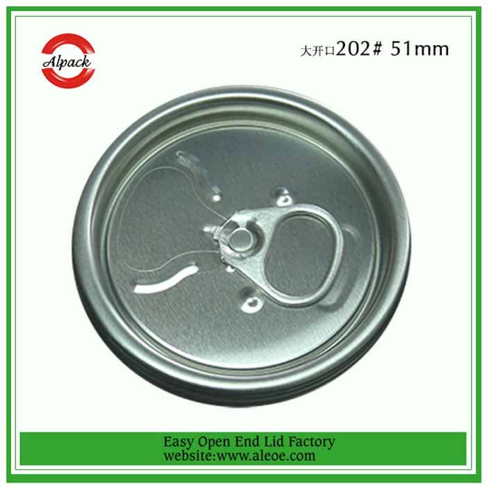 202RPT aluminum beverage can easy open end company